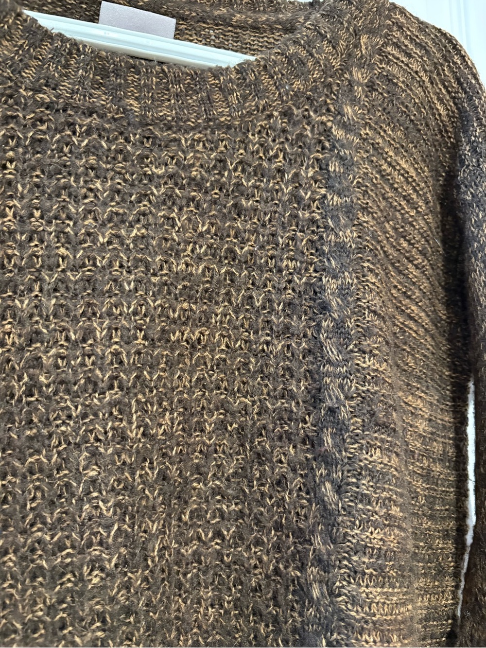 Vero Moda Brown Marled Crew Neck Sweater - Picture 5 of 8